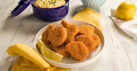 Big Nuggets com Arroz e Creme de Milho