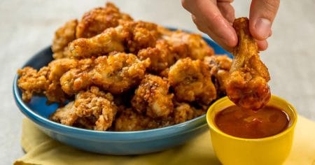 Cozinhas da Asa Empanada e Frita
