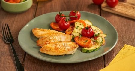 Filezinho de Sassami com Mix de Legumes