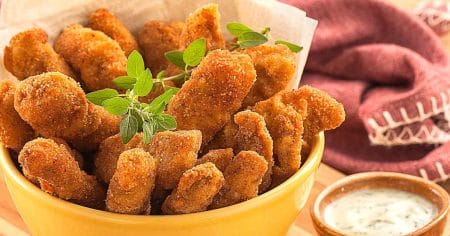 Iscas de Lombo Crocantes