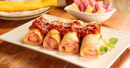 Panqueca de Presunto e Queijo