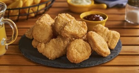Pop Nuggets com Molho Barbecue