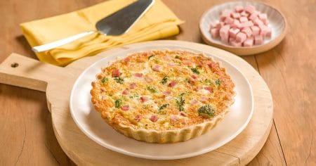 Quiche de Mignoneto e Brócolis