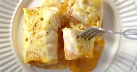 Rigatoni de Presunto e Queijo