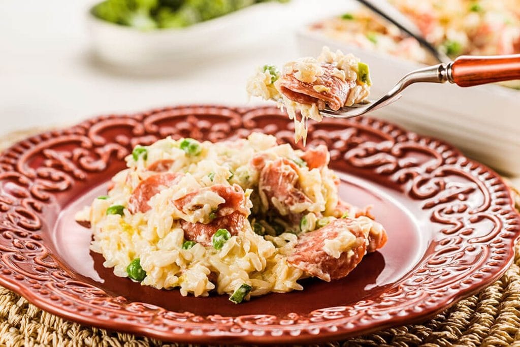 Arroz de forno à portuguesa