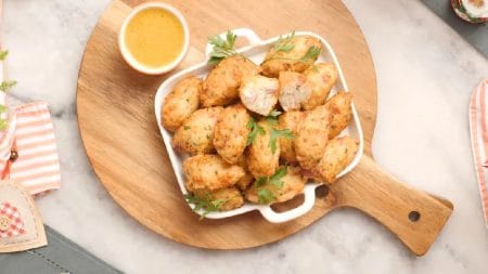 Bolinho de Arroz Natalino com Tender