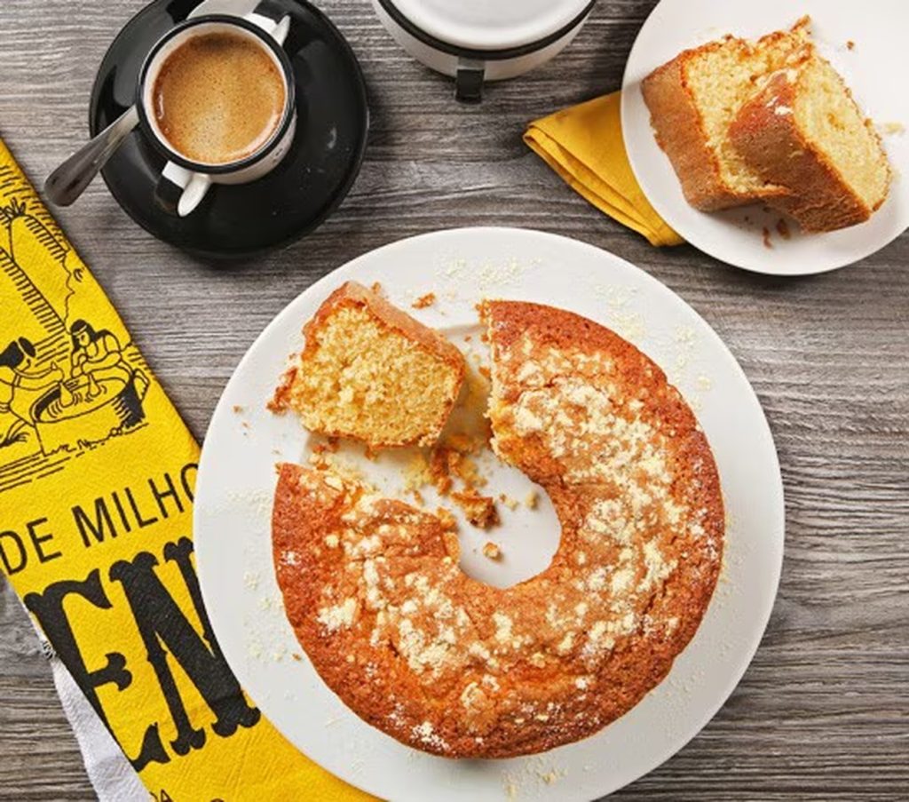 Bolo de Fubá com Maizena Fofinho