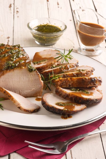 Lombo Suíno com Molho de Chimichurri