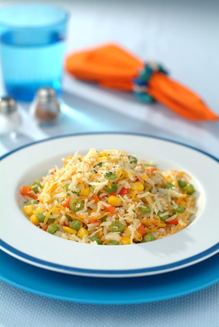 Receita de Arroz à Grega com Queijo Parmesão Ralado