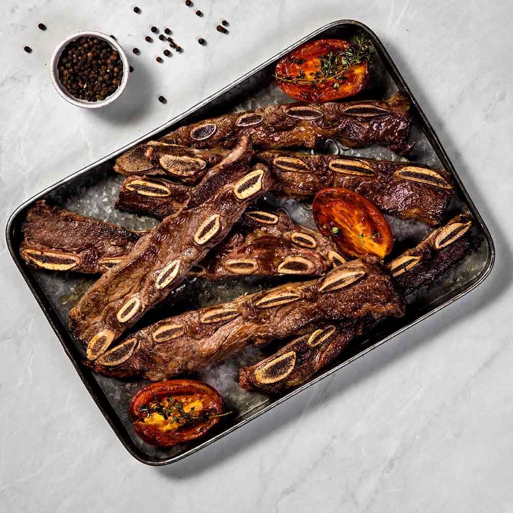 Receita de Assado de Tiras na Grelha com Tomate Selado