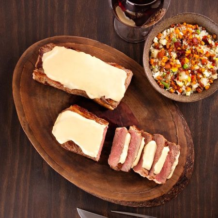 Receita de Bife de Tiras com Creme de Queijo e Arroz Frito
