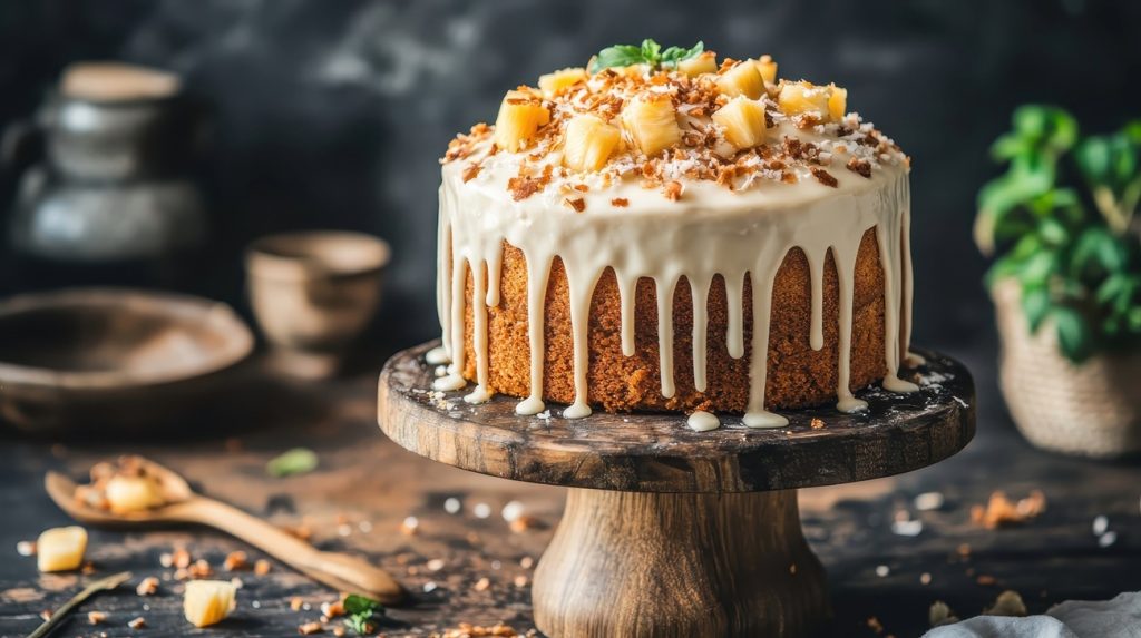 Receita de Bolo de Abacaxi com Coco