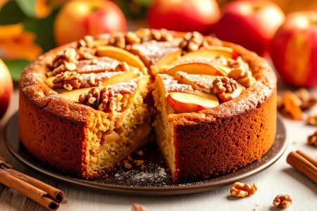 Receita de Bolo de Maçã da Vovó