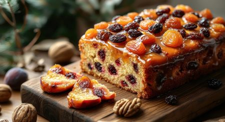 Receita de Bolo de Natal com Frutas Secas e Mel