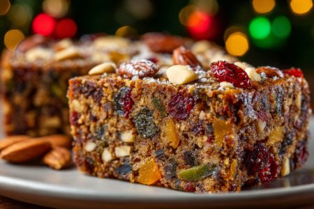 Receita de Bolo de Natal Cristalizado com Nozes