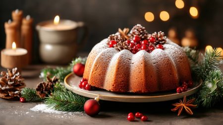 Receita de Bolo de Natal Simples