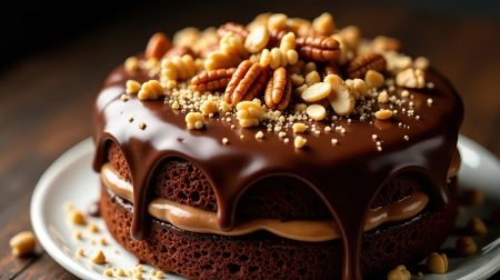 Receita de Bolo Dourado Natalício