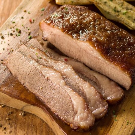 Receita de Brisket com Pupunha na brasa