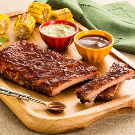 Receita de Costela Suína ao Barbecue de Café e Whisky