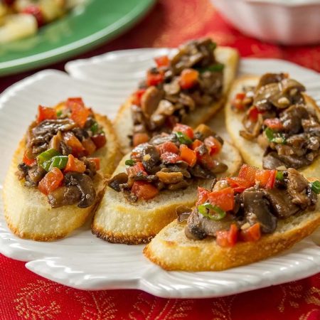Receita de Crostini de champignon