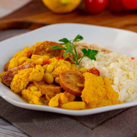 Receita de Dobradinha com Calabresa