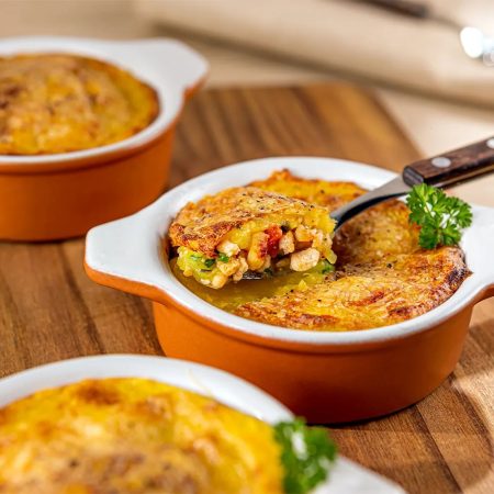 Receita de Escondidinho de Frango com Mandioquinha