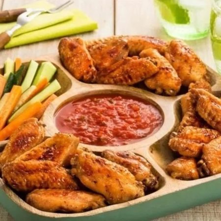 Receita de Meio de Asa com Molho Jalapeño