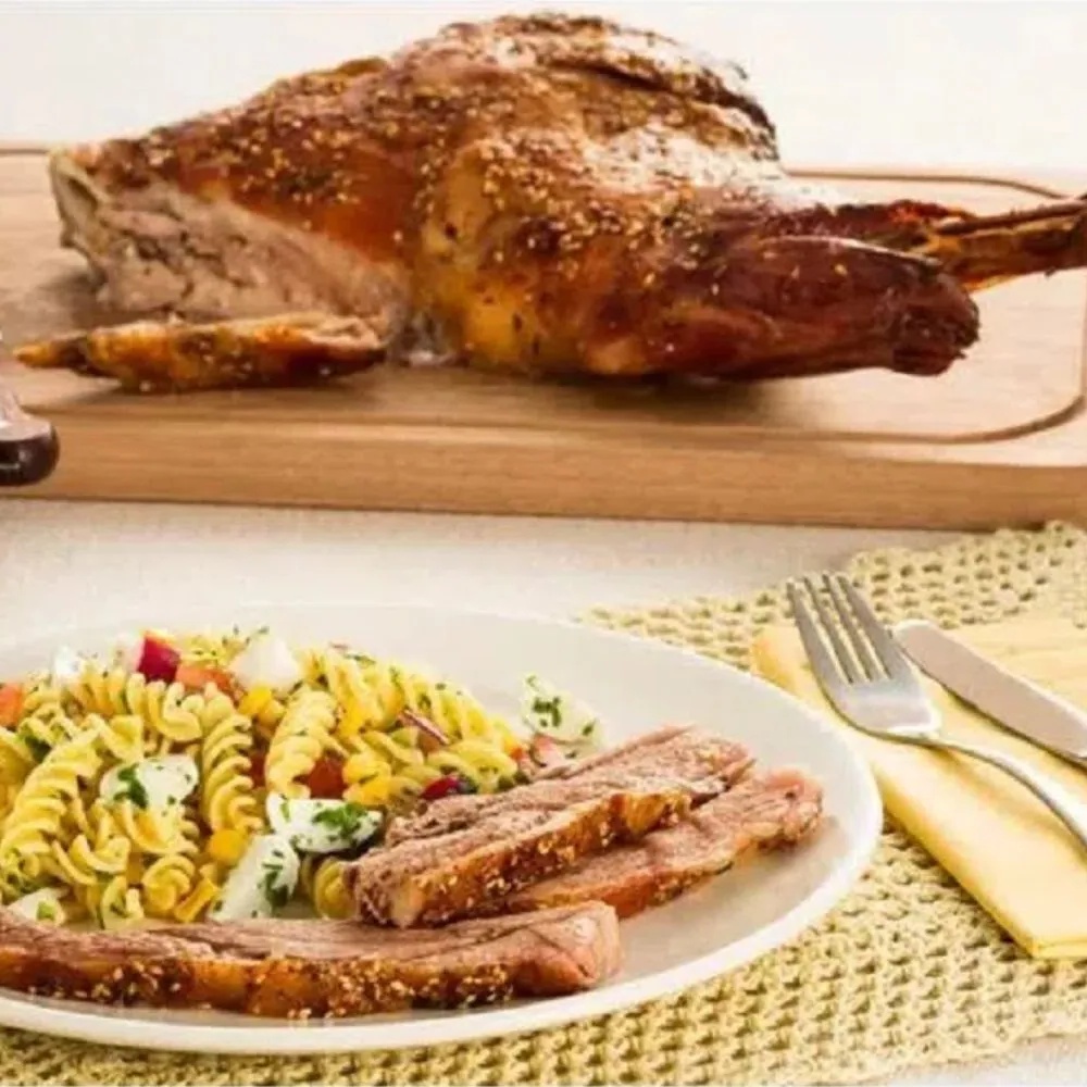 Receita de Paleta de Cordeiro com Salada Fria de Fusilli
