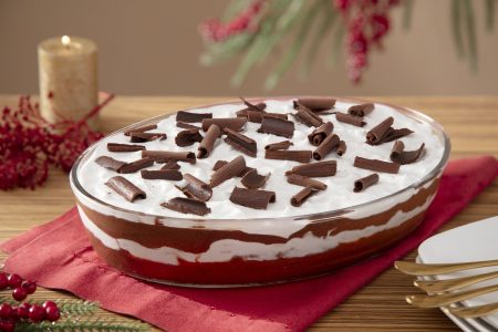 Receita de Pavê de Mousse de Chocolate com Marshmallow