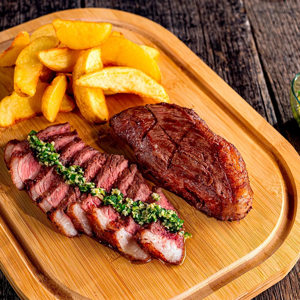 Receita de Picanha com Pasta Verde de Pimentão e Queijo