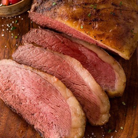 Receita de Picanha na brasa com vinagrete de morango