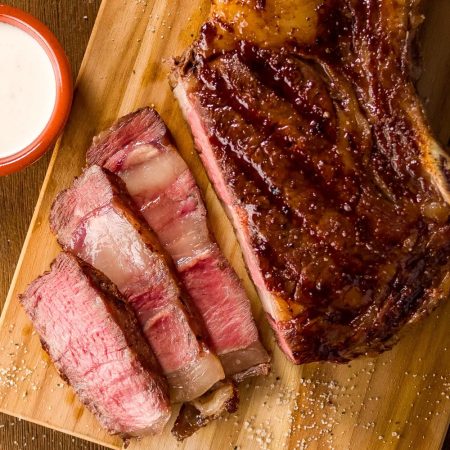 Receita de Prime Rib na brasa com Molho de Alho