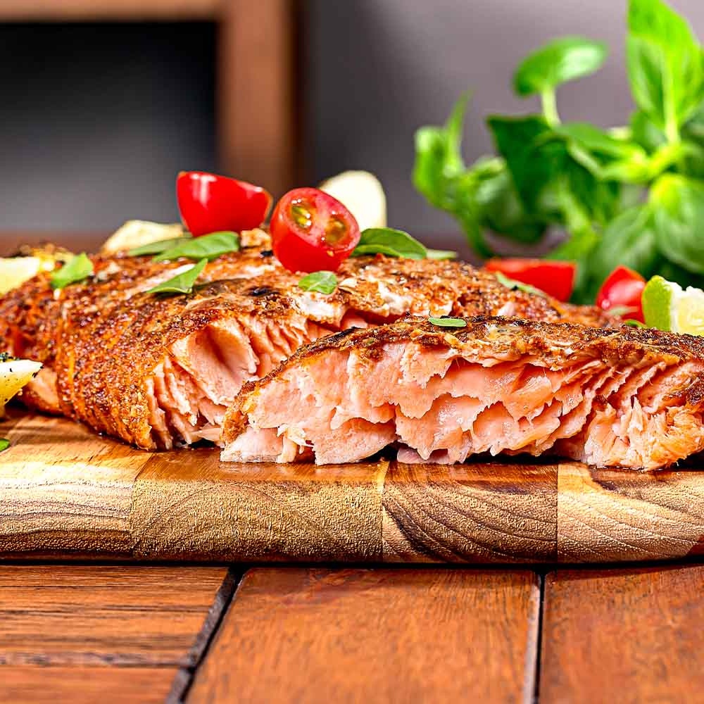 Receita de Salmão no Estilo Texano