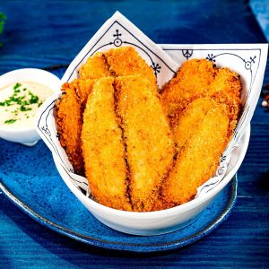 Receita de Sardinha Crocante com molho Apimentado de Alho