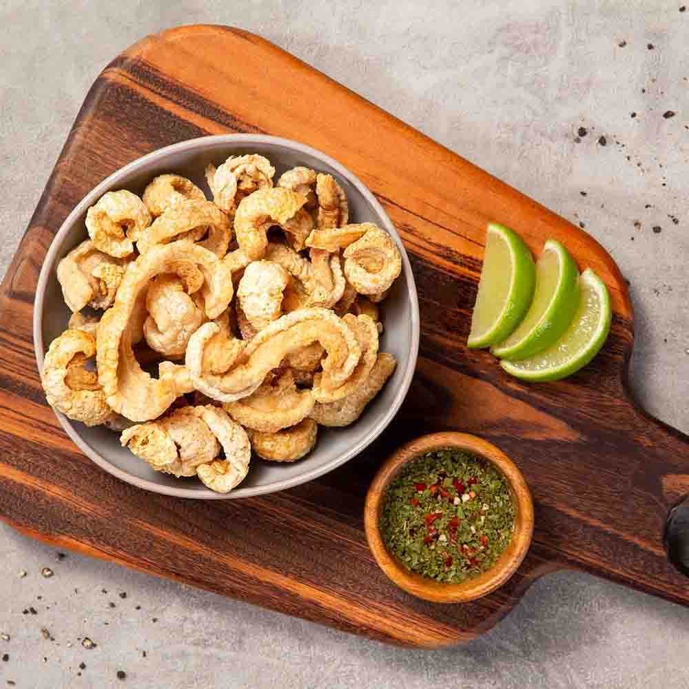 Receita de Torresmo Frito com Molho de Limão Apimentado