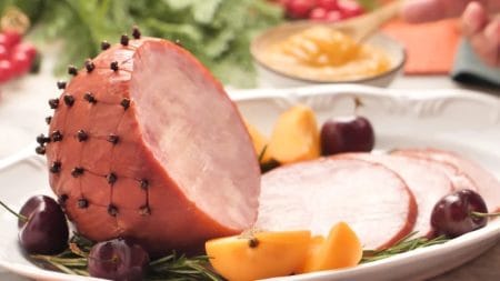 Tender de Natal com Molho de Manga