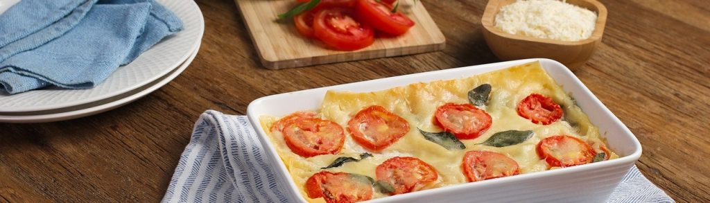 Lasanha Caprese
