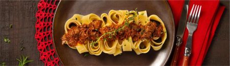 Macarrão ao molho de ossobuco