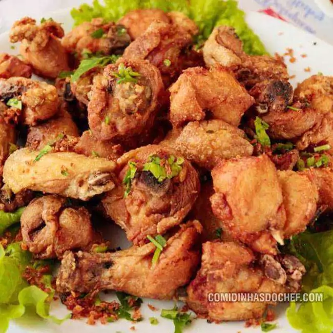 Frango A Passarinho Frito Comidinhas Do Chef 1 quilo(s) frango a passarinho temperado resfriado ou congelado. frango a passarinho frito