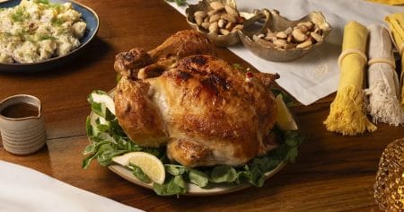 Ave Supreme com Salada de Batatas