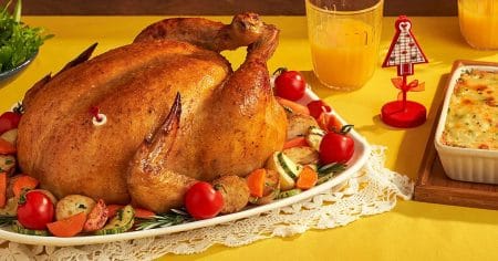 Ave Supreme na Manteiga de Páprica com Arroz de Forno