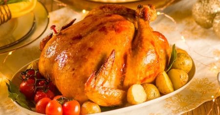 Ave Supreme na Manteiga de Páprica (frango Temperado)