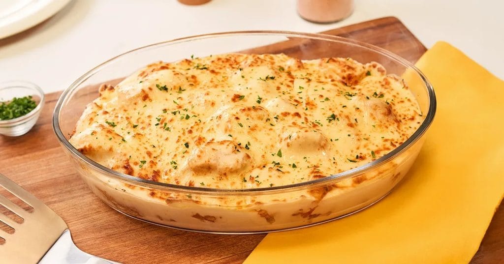 Batata Assada com Frango
