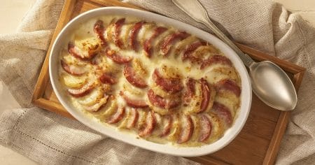 Batata com Calabresa Gratinada