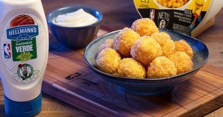 Bolinho de Macarrão com Queijo (mac’n Cheese Sadia)