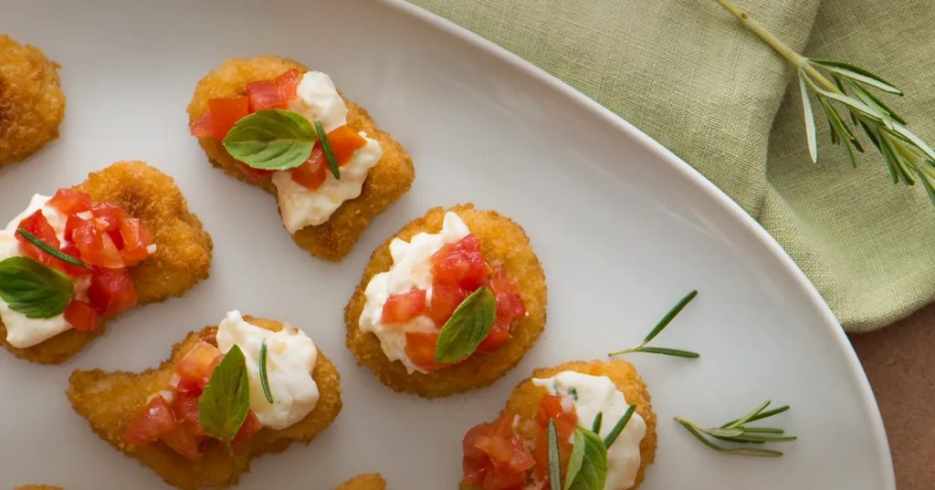 Canapés de Nuggets