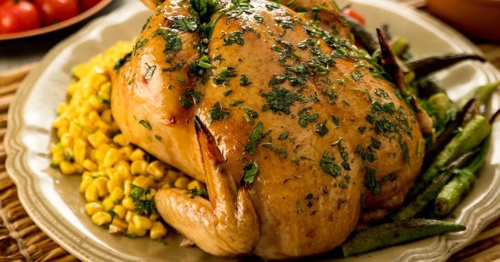 Frango BIO com Quiabo
