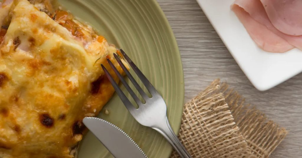 Lasanha de Berinjela e Presunto