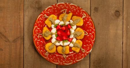 Nuggets com Molho de Alcaparras