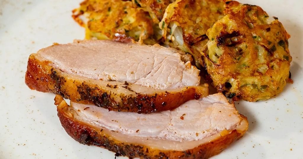 Pernil Assado com Bolinho de Batata